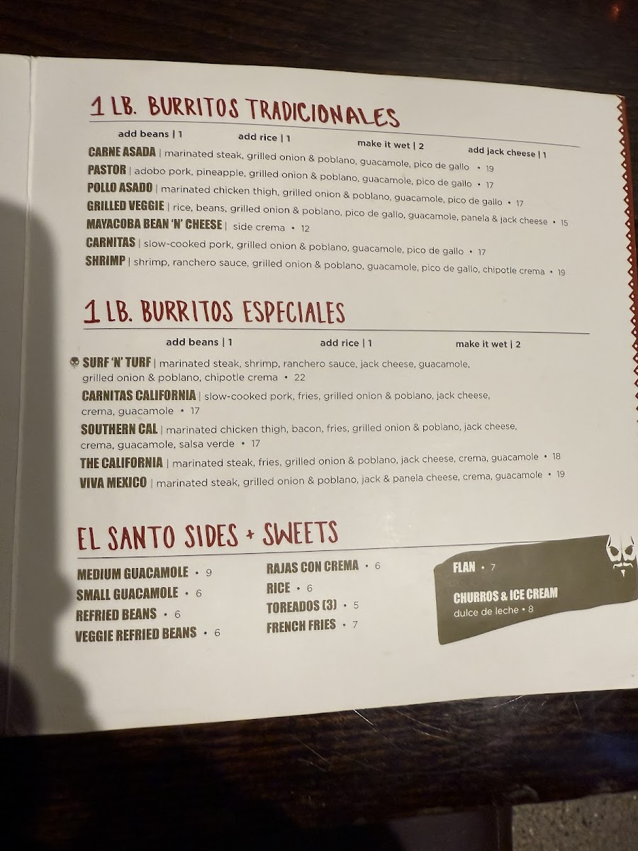 La Puerta Menu - Image 2